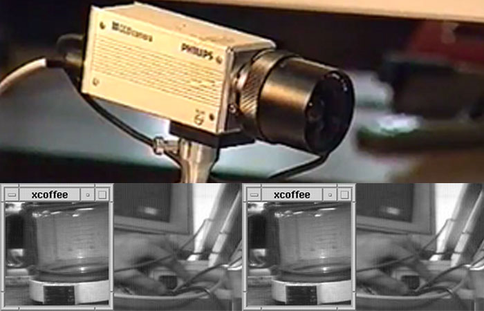 La Webcam se inventó gracias a una cafetera.