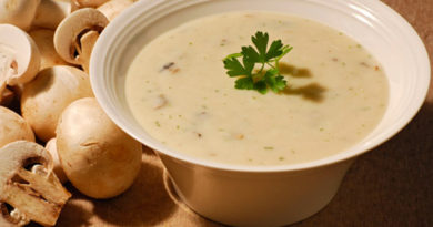 Crema de champiñones