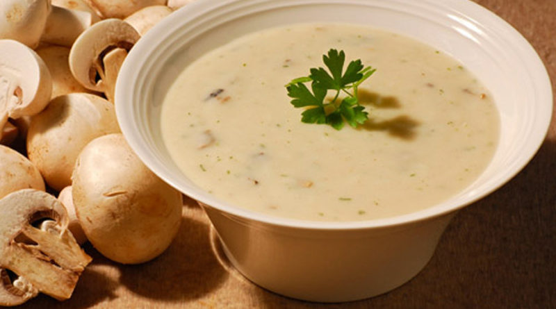 Crema de champiñones