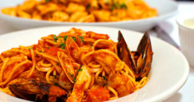 pasta en salsa pescatore