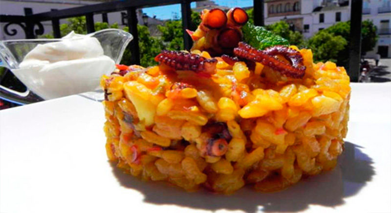Cómo hacer arroz con pulpo