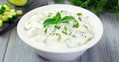 Salsa Tzatziki, de yogurt y pepino