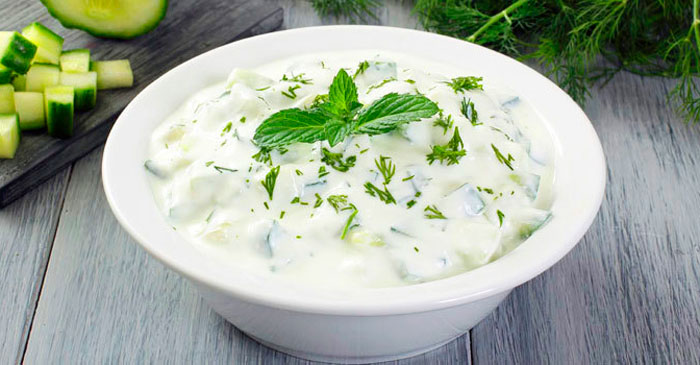 Salsa Tzatziki, de yogurt y pepino