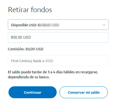 cómo transferir dinero de Paypal a tu bolsillo