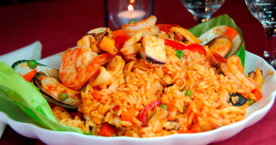 Cómo hacer arroz con mariscos