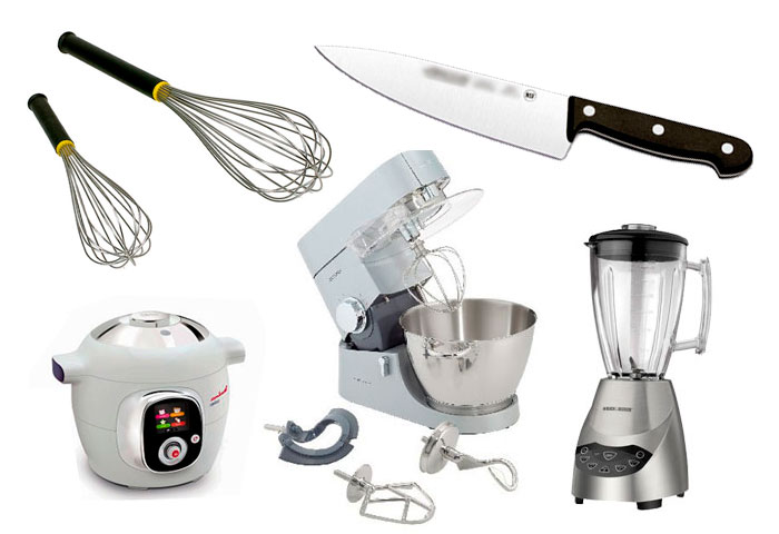 Los utensilios más necesarios para cocina