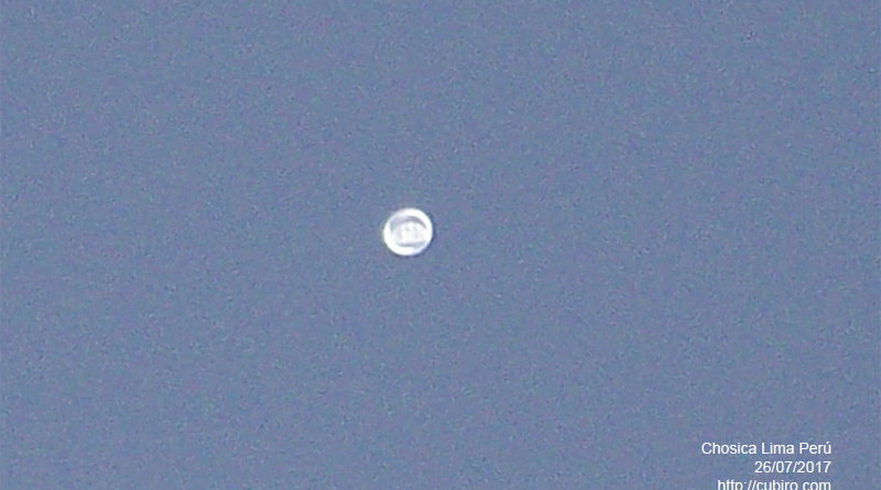 ¿OVNIs? Objetos en los cielos de Chosica Perú Julio 2017