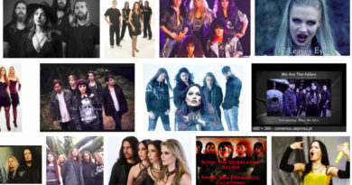 Las mejores bandas de metal con voz femenina dentro del género Rock/Heavy.