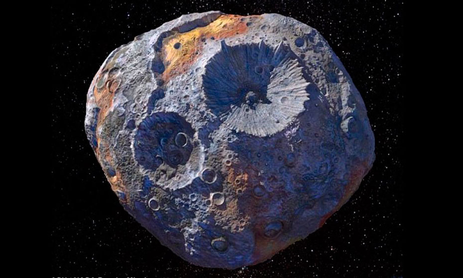 La NASA persigue un asteroide cargado de oro y metales preciosos