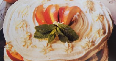 Receta de Merengue con nectarinas