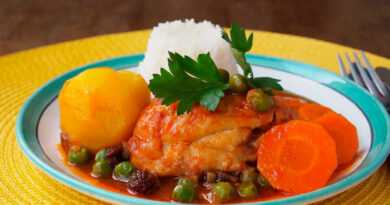 Cómo hacer estofado de pollo