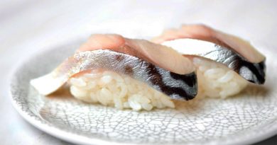 Shime saba Como preparar caballa para Sushi Pescado para Sushi