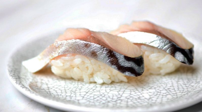 Shime saba Como preparar caballa para Sushi Pescado para Sushi