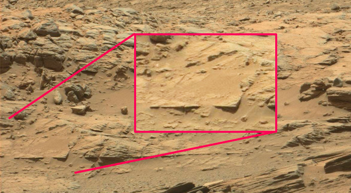 ¿Qué es esto en Marte? ¿Otra pareidolia?