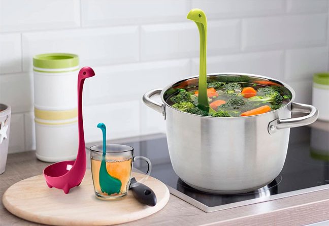 Cucharon Nessie Monstruo Loch Ness Geniales y novedosos utensilios de cocina