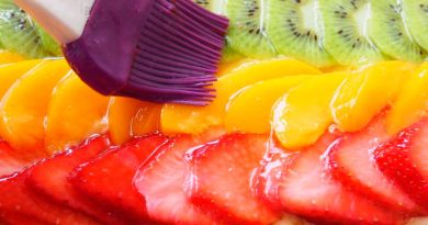 Cómo hacer brillo para fruta de pasteles y tartas