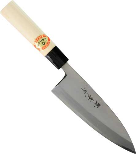 Deba cuchillo de acero para sushi. Los mejores cuchillos de acero para sushi.