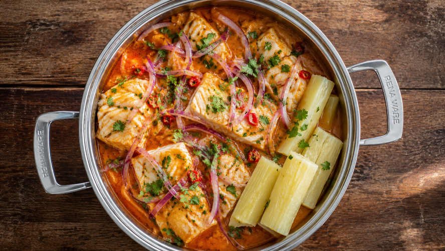 Receta de sudado de pescado peruano
