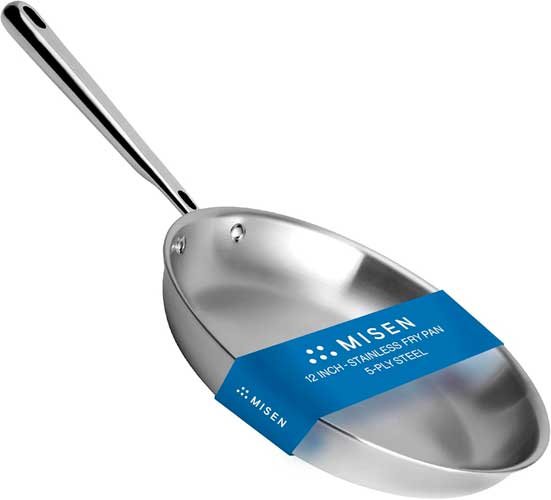 Misen Sartén de acero inoxidable de 5 capas