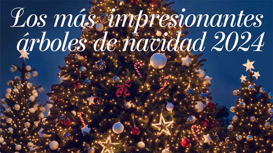 Los más impresionantes árboles de Navidad 2024