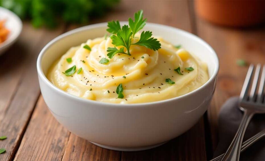 Receta de puré de papa rápido y delicioso