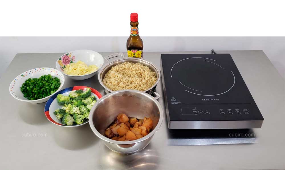chaufa de quinua ingredientes