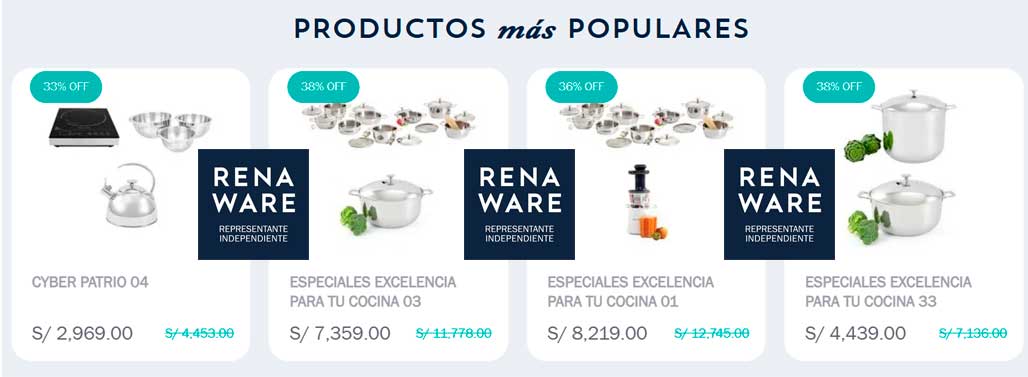 Ofertas Rena Ware Peru julio 2025