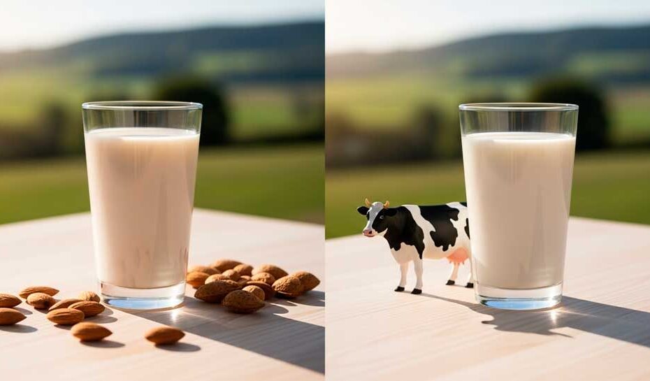 Leche de Almendra vs Leche de Vaca