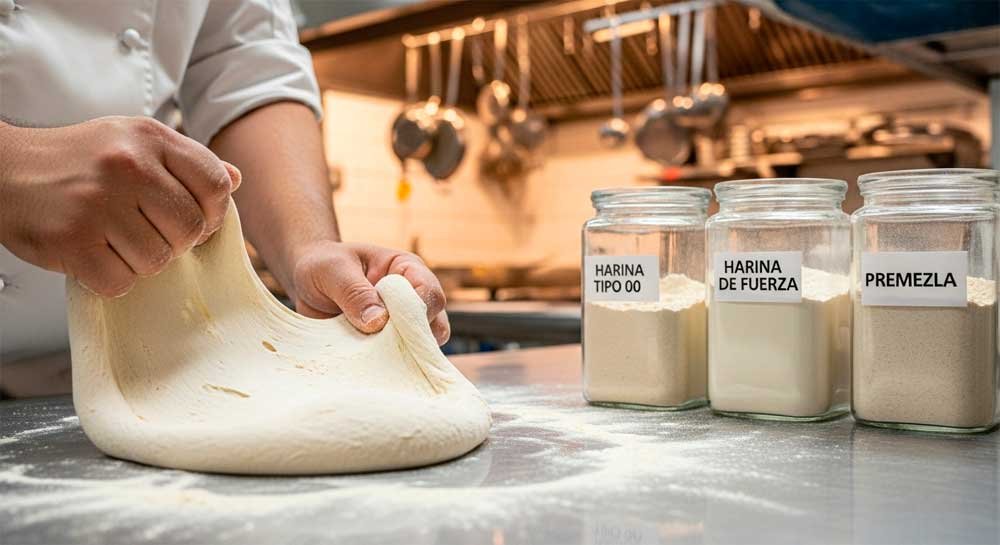Tipos de harina para pizza y cómo usarlos correctamente