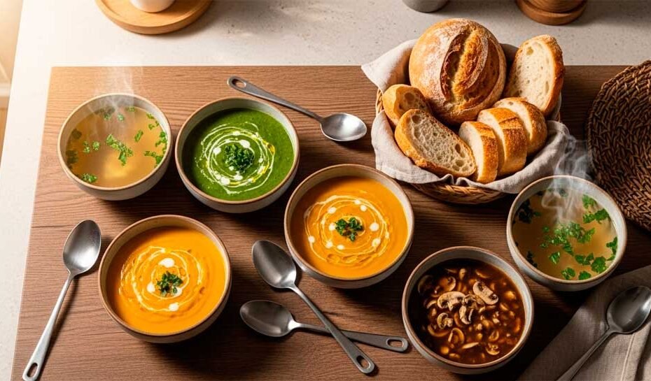 Recetas fáciles: 10 cremas, caldos y salsas con cero complicación