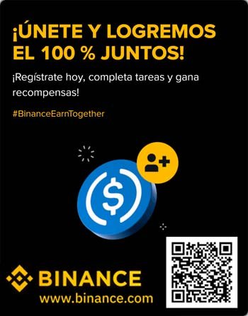 Unete Binance y ganemos el 100%