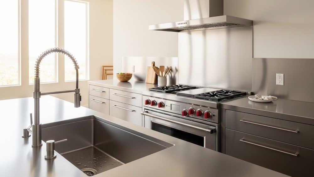 Cómo quitar manchas del acero inoxidable sin rayarlo ni perder el brillo