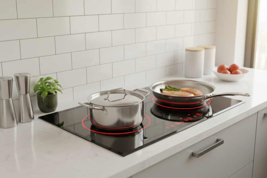 Cocina de inducción para depa en Perú: cómo elegirla, cuánto consume y qué ollas sirven (Guía 2026)