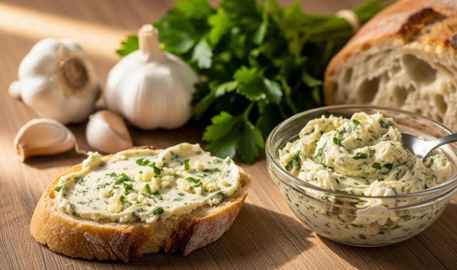 Mantequilla de ajo casera: cómo hacerla fácil y usarla en pan, carnes y más