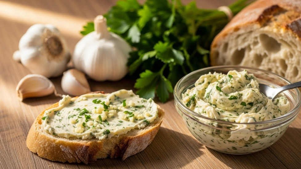 Mantequilla de ajo casera: cómo hacerla fácil y usarla en pan, carnes y más