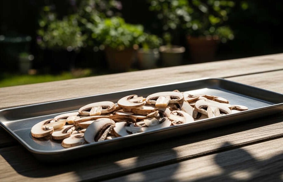 vitamina D en champiñones