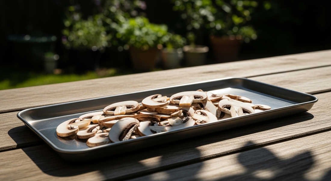 vitamina D en champiñones