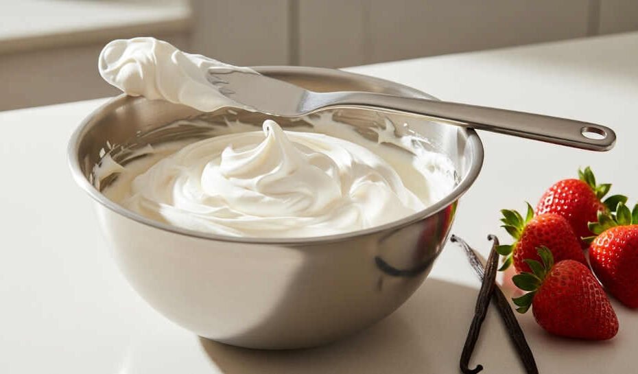 Cómo hacer crema chantilly perfecta