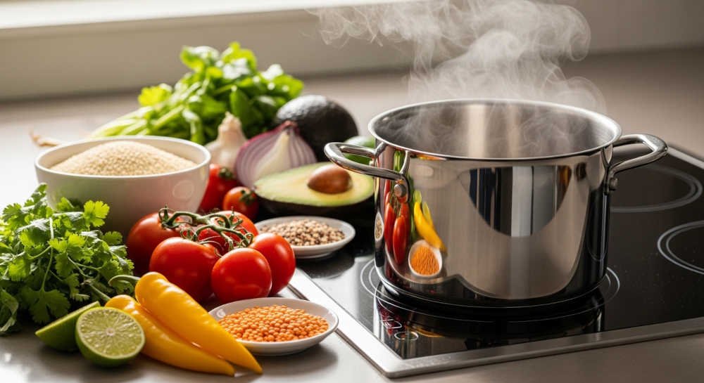 recetas peruanas saludables en olla de acero