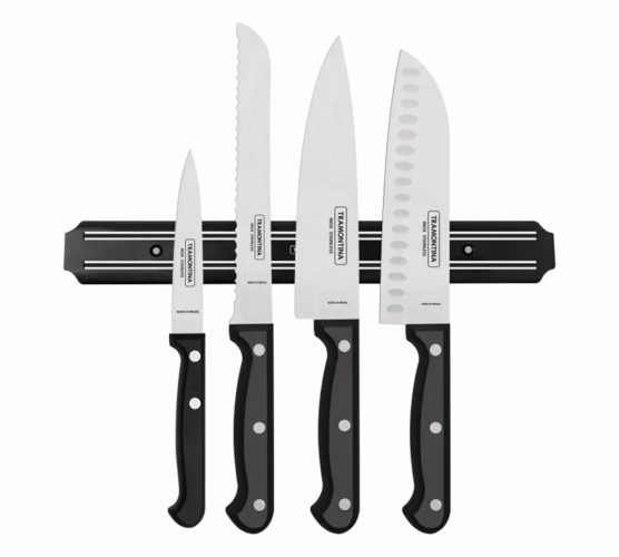 Juego de cuchillos Tramontina con base magnética