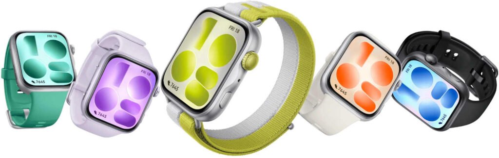 HUAWEI WATCH FIT 5 con diseño ligero, pantalla AMOLED y funciones deportivas y de salud diaria.