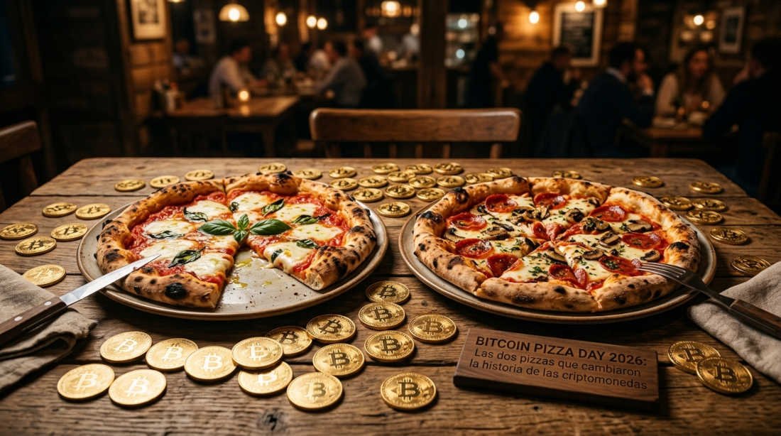 Bitcoin Pizza Day 2026: las dos pizzas que cambiaron la historia de las criptomonedas