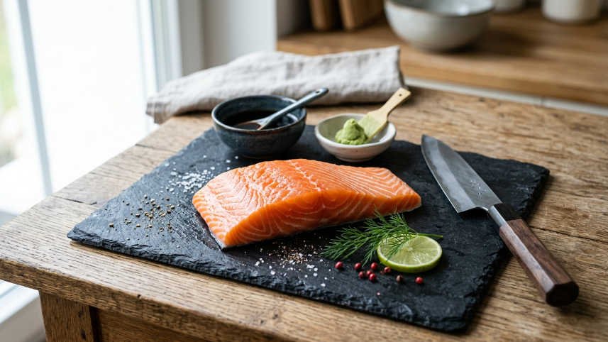 Cómo preparar salmón para sushi en casa: filete fresco y corte correcto