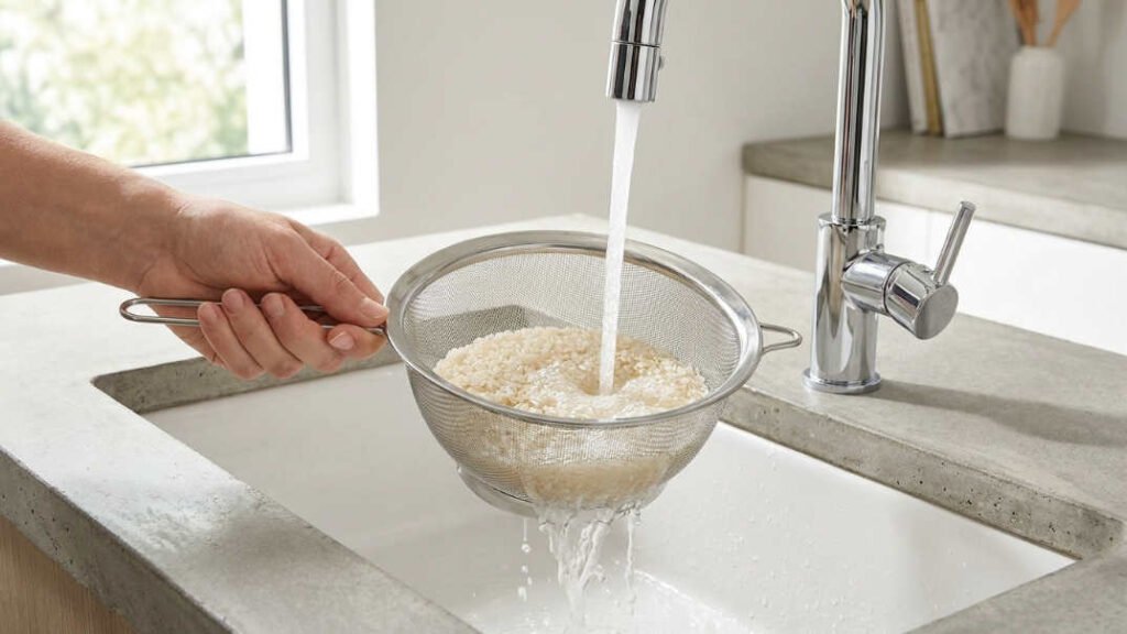 Cómo cocinar arroz en olla arrocera: lavado de arroz antes de cocinarlo en olla arrocera