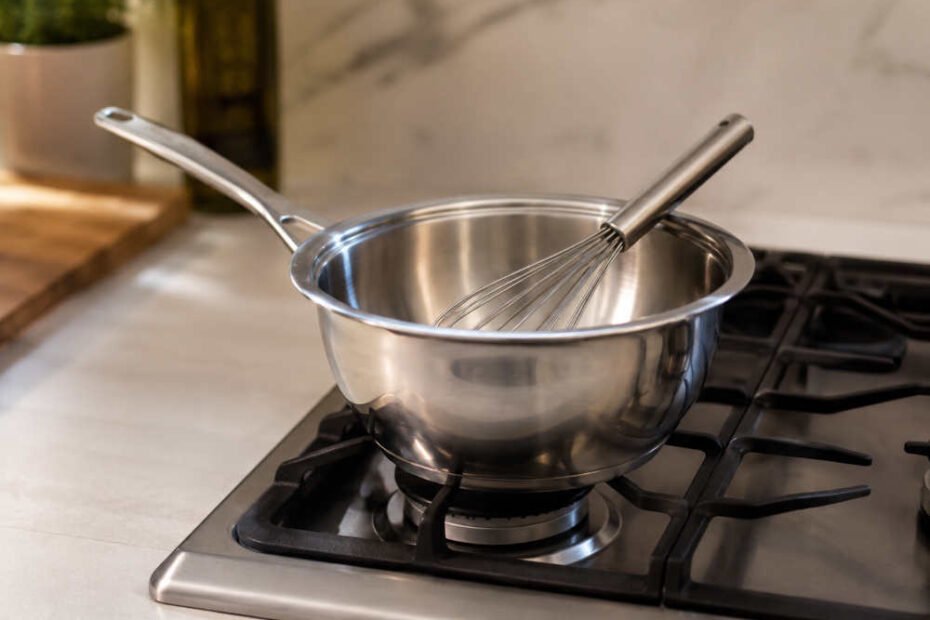 Las mejores sauciers: saucier de acero inoxidable con paredes curvas para salsas