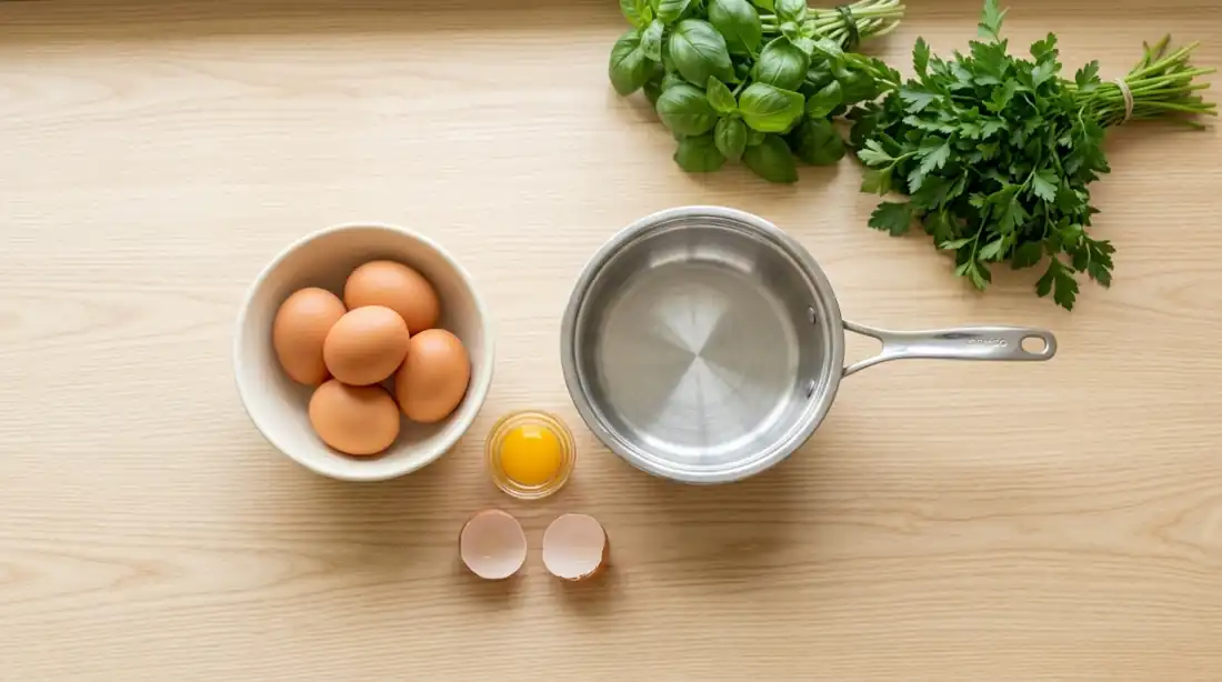 Huevos frescos en cáscara intacta sobre mesa de cocina limpia
