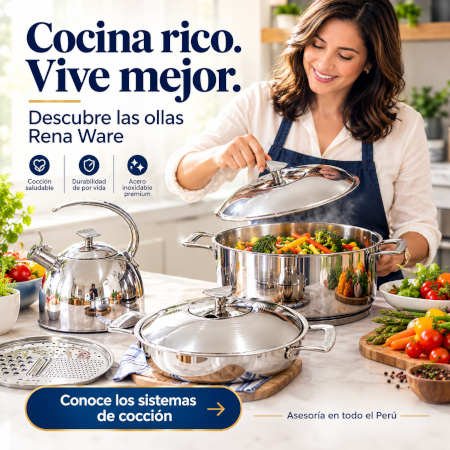 Ollas y sistemas de cocción Rena Ware